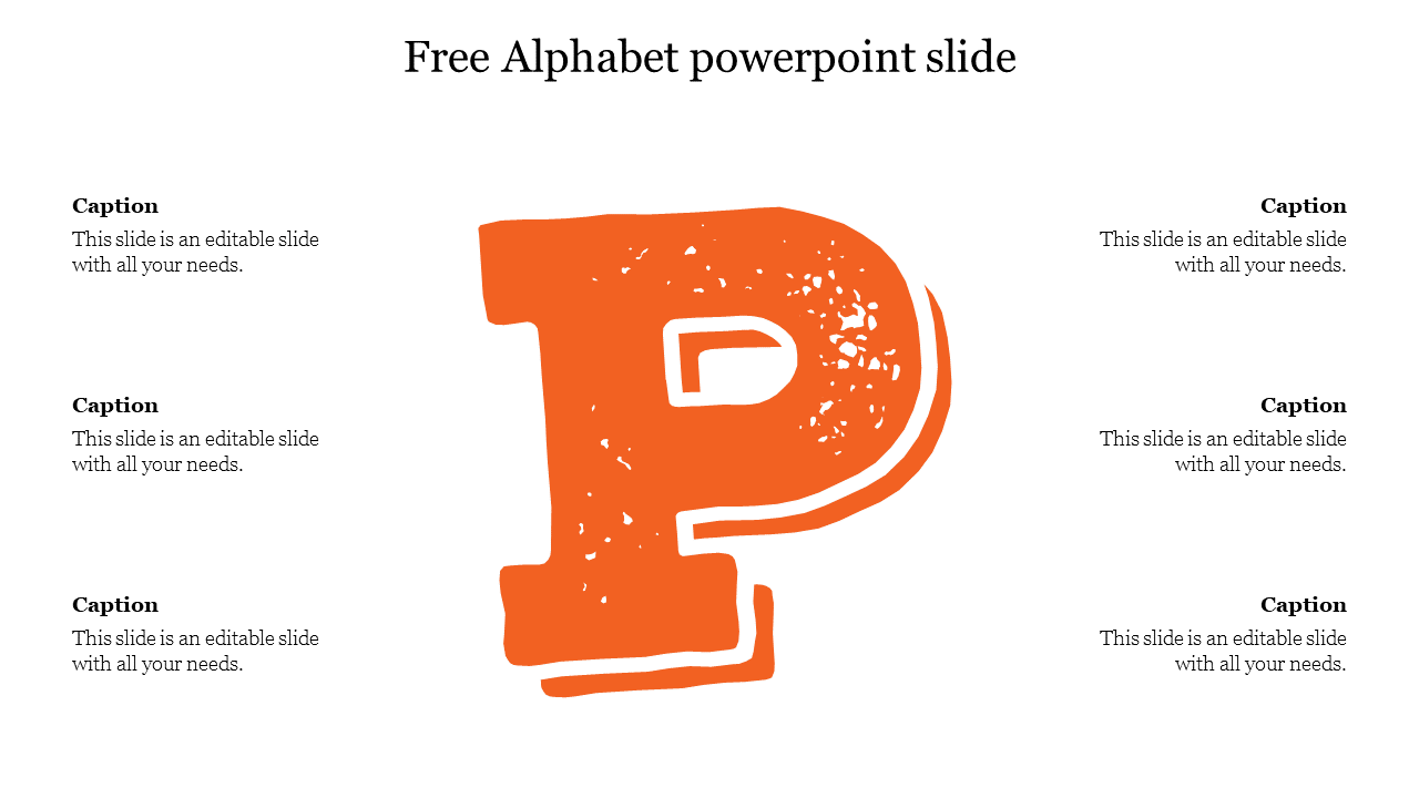 Free - Free Alphabet PowerPoint Presentation and Google Slides